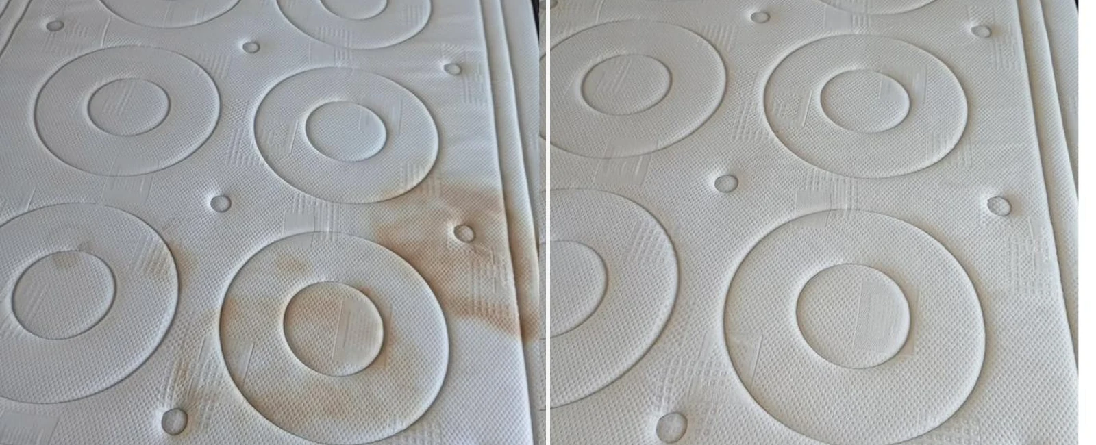 Colchão antes e depois